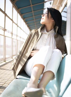 ワンピースを、通販で購入する。